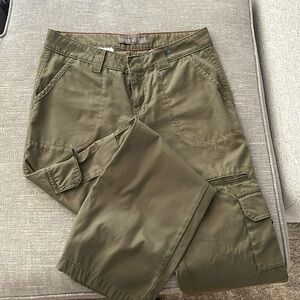 Navy green Dickies flared cargo pants
